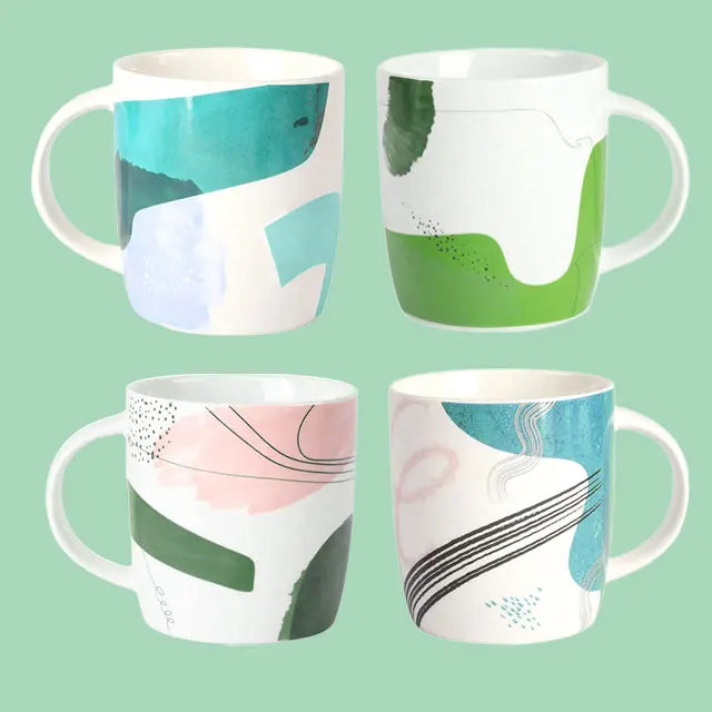 Wholesale Personalized 11oz  Ceramic Coffee Mug Sublimation Blanks Sparkling Cup For Printing Great Gift Mug