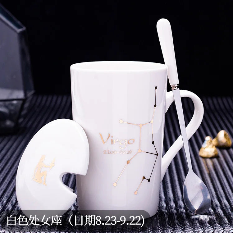 Marble Coffee Mug Set Est 2021 New Mug Gifts for New and Expecting Parents to Be Coffee Cup 14 Oz