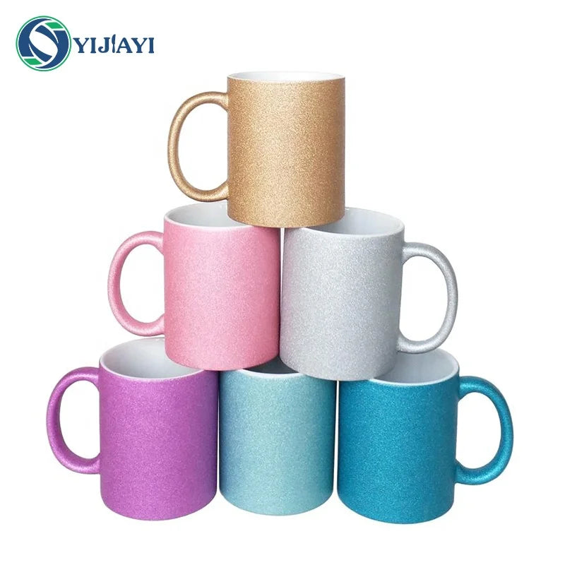 JIUWANG Wholesale High Quality Ceramic Coffee Mug 10oz11oz15oz printable magic color change cup  sublimation valentine' s day