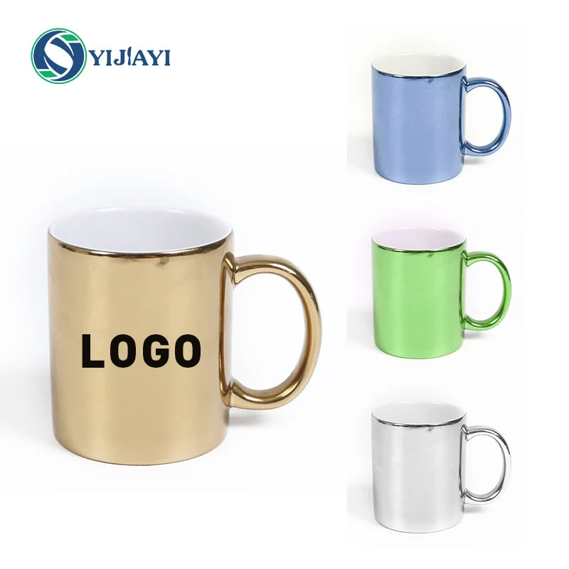 JIUWANG Plain White Ceramic Sublimation Mug 11OZ Blanks Ceramic Sublimation Mugs