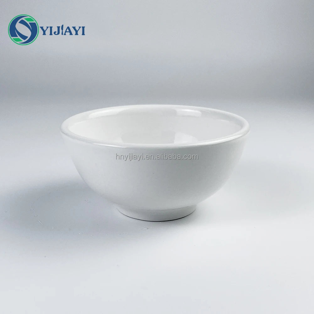 JiuWANG wholesale White ceramic  dishes restaurant  tableware dinner sets assiettes blancs dore en tonnes in bulk