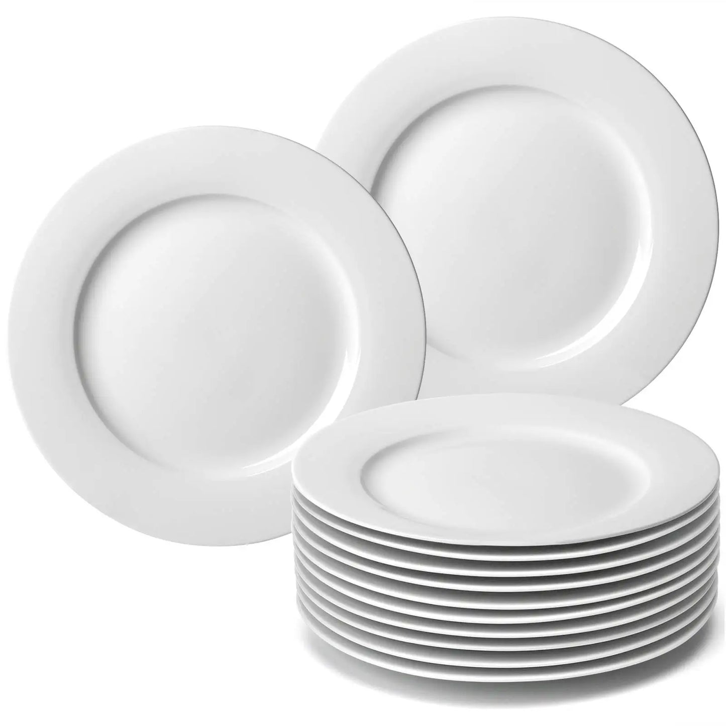 wholesale plate round of fine porcelain Simply White 7.5" Round Salad Plate 7.5'' dishes plates ceramic porcelain dinner