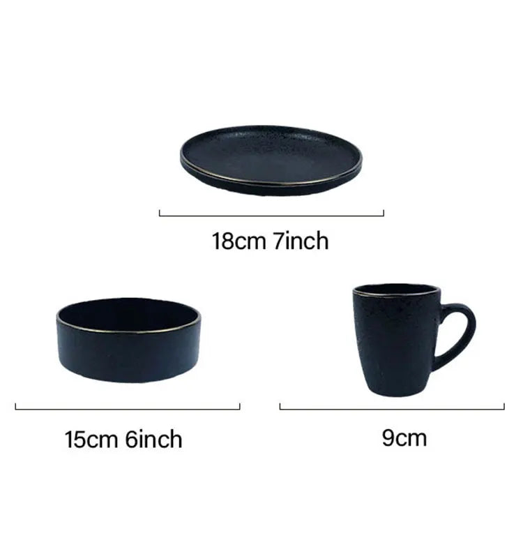 color glaze embossed rotating grain home goods microwave safe luxury dinner porcelain dinnerware sets