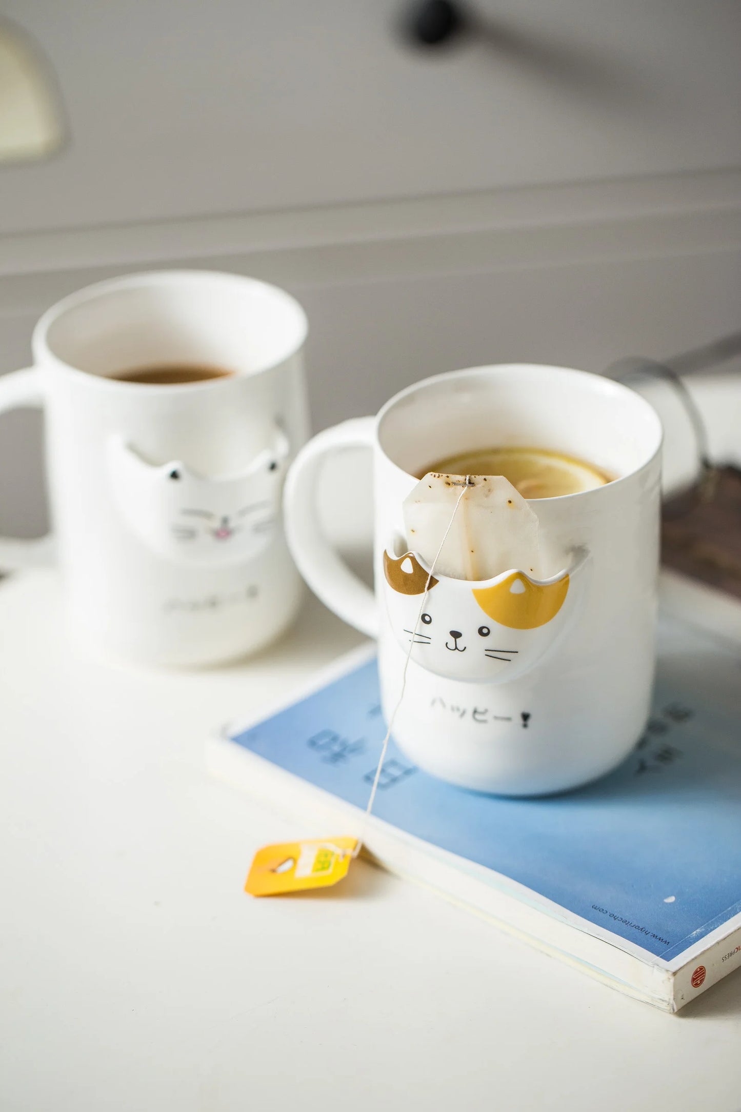 wholesale customized handmade cute animal 3d drinking cups tea coffee ceramic mug for for gift