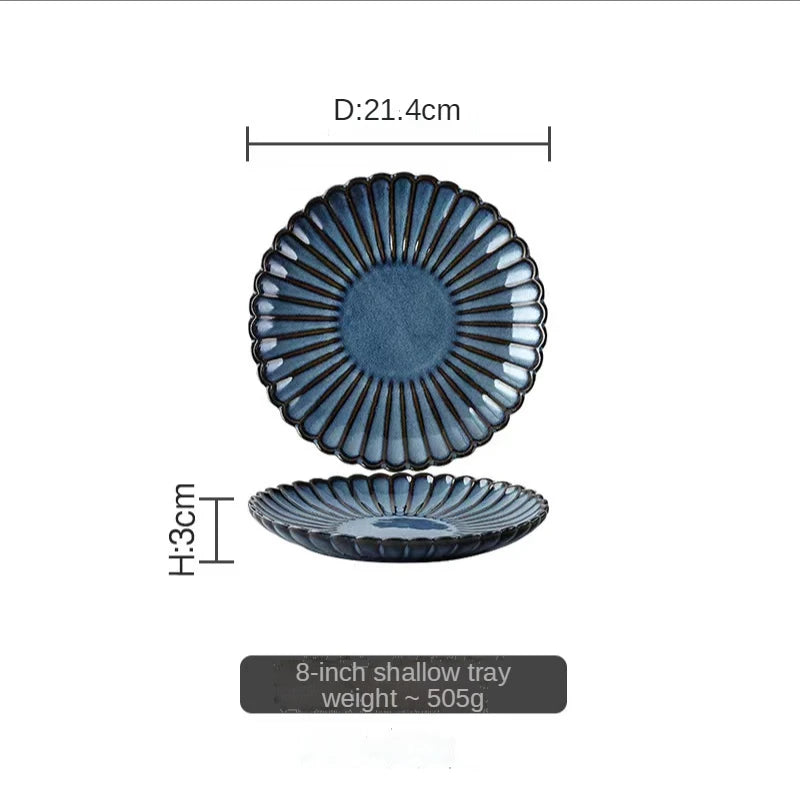 new products porcelain platter Oval plate restaurant sets color glaze dinnerware set porcelain plate