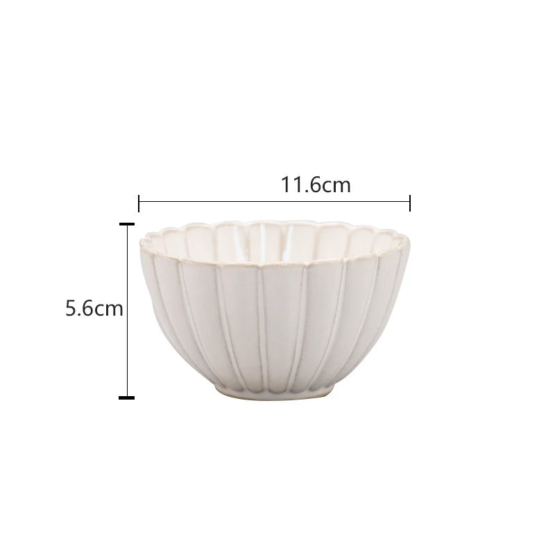 High Quality Ceramic Tableware Set Modern Creative Porcelain Soup Bowl Plate For Household Restaurant